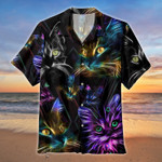 Cat Neon Tshirt, Hawaii Shirt - TT0522HN
