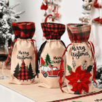 Christmas Wine Bottle Covers Bag