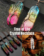 Tree of Life Crystal Necklace - LimeTrifle