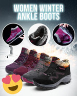 Women Winter Ankle Boots - LimeTrifle