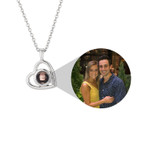 Personalized Heart Photo Necklace - WAK017