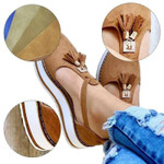Women's Casual Platform Flat Comfort Shoes - WAK029