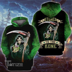 Weed halloween skull stoned to the bone 3D All Over Printed Shirt, Sweatshirt, Hoodie, Bomber Jacket Size S - 5XL