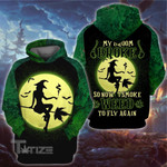 Weed Witch My Broom Broke 3D All Over Printed Shirt, Sweatshirt, Hoodie, Bomber Jacket Size S - 5XL