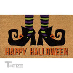Halloween witch happy halloween Doormat