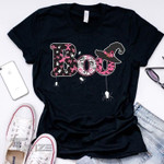 Breast Cancer Awareness Boo Halloween Graphic Unisex T Shirt, Sweatshirt, Hoodie Size S - 5XL