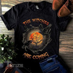 Halloween Witch The Witches Are coming Graphic Unisex T Shirt, Sweatshirt, Hoodie Size S - 5XL