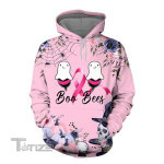 BOO BEES Breast Cancer Awareness 3D All Over Printed Shirt, Sweatshirt, Hoodie, Bomber Jacket Size S - 5XL