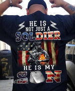 Veteran He Is Not Just A Sodier Graphic Unisex T Shirt, Sweatshirt, Hoodie Size S - 5XL