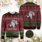 Weed santa claus xmas Ugly sweater