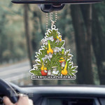 Weed tree merryjuana christmas Car Ornament