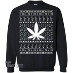 Weed Marijuana Ugly Christmas Sweater Graphic Unisex T Shirt, Sweatshirt, Hoodie Size S - 5XL