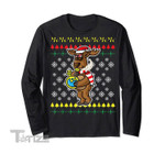 Reindeer Smoking Weed Stoned Rudolph Ugly Christmas Sweater Graphic Unisex T Shirt, Sweatshirt, Hoodie Size S - 5XL