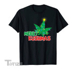 Merry kushmas Christmas Marijuana Weed Graphic Unisex T Shirt, Sweatshirt, Hoodie Size S - 5XL