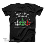 Christmas Weed Meme - Buffalo Plaid - Stoner Christmas Graphic Unisex T Shirt, Sweatshirt, Hoodie Size S - 5XL