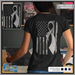 Lung Cancer Awareness Graphic Unisex T Shirt, Sweatshirt, Hoodie Size S - 5XL