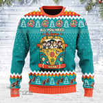 Hippie Peace Love Vans You Need Is Love Ugly sweater