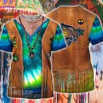 Hippie Tie Dye Native America Jacket 3D All Over Printed Shirt, Sweatshirt, Hoodie, Bomber Jacket Size S - 5XL