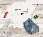 Custom Song and Artist Name Graphic Unisex T Shirt, Sweatshirt, Hoodie Size S - 5XL