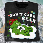 2022 New Year Don't Care Bear Graphic Unisex T Shirt, Sweatshirt, Hoodie Size S - 5XL