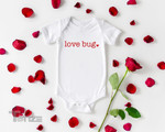 Love Bug Valentine Baby Onesie Infant Bodysuit