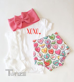 XOXO Valentine Baby Onesie Infant Bodysuit