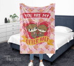 Valentine'S Day Blanket You'Re My Other Half Valentine Valentine Couple Cozy Fleece Blanket, Sherpa Blanket Cozy Fleece Blanket