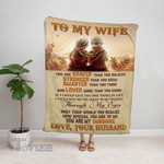 Old Couple Husband To My Wife You Are My Sunshine Family Gift Ideas Cozy Fleece Blanket, Sherpa Blanket Cozy Fleece Blanket
