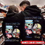 Couple Shirts - Personalized Name You'Re Still The One Couple Skull Matching Couple, Valentine 2022 gift Graphic Unisex T Shirt, Sweatshirt, Hoodie Size S - 5XL