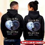 Couple Shirts - You & Me We Got This Lion Couple Matching Couple, Valentine 2022 Gift Graphic Unisex T Shirt, Sweatshirt, Hoodie Size S - 5XL