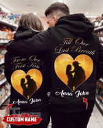Couple Shirts - Personalized Till Our Last Breath Firefighter Couple Matching Couple, Valentine 2022 gift Graphic Unisex T Shirt, Sweatshirt, Hoodie Size S - 5XL