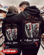 Couple Shirts - Personalized Till Our Last Breath Poker Couple Matching Couple, Valentine 2022 gift Graphic Unisex T Shirt, Sweatshirt, Hoodie Size S - 5XL
