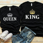 Couple Matching Shirts Imperial King & Queen Couple GIft Graphic Unisex T Shirt, Sweatshirt, Hoodie Size S - 5XL