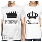 Couple Shirts - King And Queen Matching Couple Gift,Valentine 2022 gifts Graphic Unisex T Shirt, Sweatshirt, Hoodie Size S - 5XL