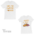 Couple Shirts - Sweet Potato Yam Matching Couple Gift For Anniversary,Valentine 2022 gifts Graphic Unisex T Shirt, Sweatshirt, Hoodie Size S - 5XL