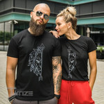 Lion King & Queen Couple Matching Shirt Couple Gift Graphic Unisex T Shirt, Sweatshirt, Hoodie Size S - 5XL