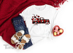 Valentine car heart Graphic Unisex T Shirt, Sweatshirt, Hoodie Size S - 5XL