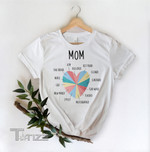 Mom Heart Graphic Unisex T Shirt, Sweatshirt, Hoodie Size S - 5XL