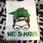 Weed Mom Messy Bun Graphic Unisex T Shirt, Sweatshirt, Hoodie Size S - 5XL