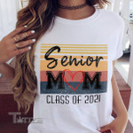 Senior mom class of 2021 summer vintage Graphic Unisex T Shirt, Sweatshirt, Hoodie Size S - 5XL