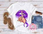Lupus Awareness We Wear Purple Graphic Unisex T Shirt, Sweatshirt, Hoodie Size S - 5XL