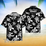 Lung Cancer Awareness aloha All Over Printed Hawaiian Shirt Size S - 5XL