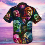 Skull Fantasy All Over Printed Hawaiian Shirt Size S - 5XL