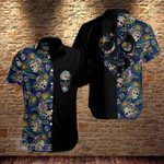 Skull 3D Tropical All Over Printed Hawaiian Shirt Size S - 5XL