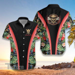 Ironworker Tropical Skull All Over Printed Hawaiian Shirt Size S - 5XL