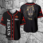 Jesus Lion Custom Name Baseball Shirt