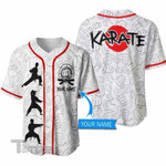 Karate-Mans Custom Name Baseball Shirt