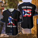 Puerto Rico Baseball Player Custom Name And Number 9821H Baseball Shirt