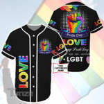Personalized Custom Name LGBT Baseball Tee Jersey Shirt