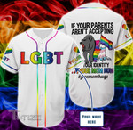 Personalized Custom Name Freemomhug LGBT Baseball Tee Jersey Shirt